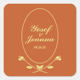 テラコッタバラ スクエアシール