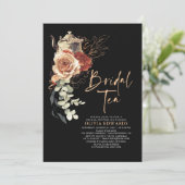 テラコッタバーンオレンジブライダルシャワーティーパーティー 招待状 (スタンド正面)