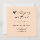 テラコッタバーンオレンジボー素朴ホシンプルモダン セーブザデート (裏面)