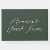 テラコッタバーンオレンジミニマエレガントリスモダント ゲストブック (裏面)