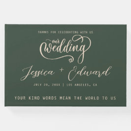 テラコッタバーンオレンジミニマエレガントリスモダント ゲストブック