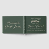 テラコッタバーンオレンジミニマエレガントリスモダント ゲストブック (全面)