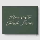 テラコッタバーンオレンジミニマエレガントリスモダント ゲストブック (裏面)