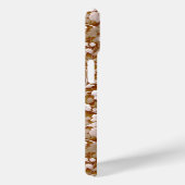 テラコッタバーンオレンジモダン色の植物学ボホ Case-Mate iPhoneケース (裏面 / 右)