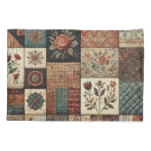 テラコッタパッチワークキルトファームハ素朴ウス 枕カバー (裏面)