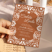 テラコッタパペルピカドメキシコ産ベビーシャワー