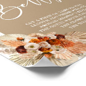 テラコッタパンパスグラスどのように大きいママの腹 ポスター (角)