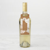 テラコッタパンパスグラスピトロピカル結婚フローラ ボトルネックタグ (ボトル)