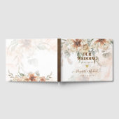 テラコッタパンパスグラスボ結婚ホズ ゲストブック (全面)