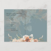 テラコッタパンパスグラスボ結婚ホズ ポストカード (裏面)