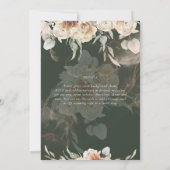 テラコッタパンパスグラスボ結婚ホズ 招待状 (裏面)