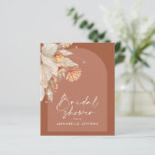 テラコッタパンパスグラスモダンブライダルシャワーゲーム (スタンド正面)