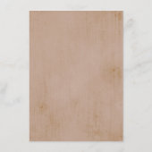 テラコッタパンパスグラス幾何素朴詳細 エンクロージャーカード (裏面)