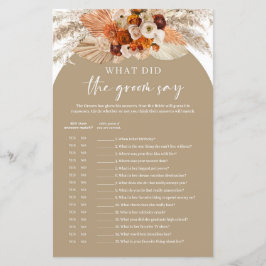 テラコッタパンパスグラス新郎は何と言った