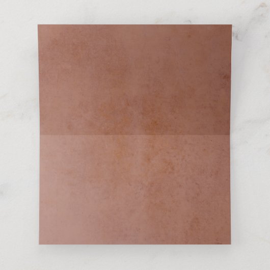 テラコッタパンパスグラス結婚ズ座席表 プレイスカード (内部開封)