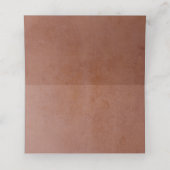 テラコッタパンパスグラス結婚ズ座席表 プレイスカード (内部開封)