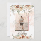 テラコッタパンパスグラス結婚写真救の日付S セーブザデート (正面)