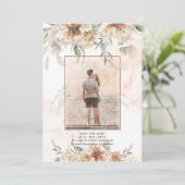 テラコッタパンパスグラス結婚写真救の日付S セーブザデート (スタンド正面)