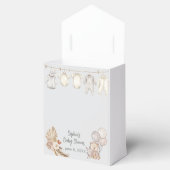 テラコッタパンパスボホキュートベアーベイビーシャワー フェイバーボックス (オープン)