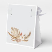 テラコッタパンパスボホキュートベアーベイビーシャワー フェイバーボックス (裏面サイド)