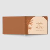 テラコッタパームツリーズ&アンパサンドビーチ結婚式 ゲストブック (全面)