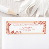 テラコッタビクトリアンフローラレース住所 シール (インサイチュ)