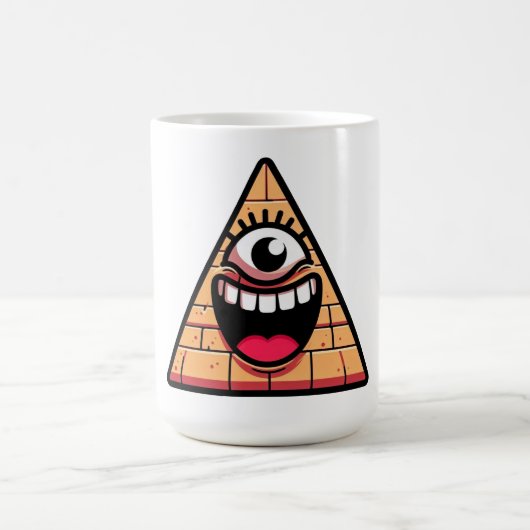 テラコッタピラミッドアイ コーヒーマグカップ (中央)