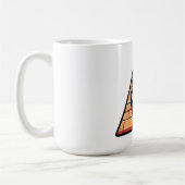 テラコッタピラミッドアイ コーヒーマグカップ (左)