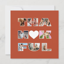 テラコッタフォトコラージュ感謝祭