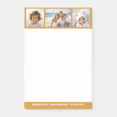 テラコッタフォトコラージュ – カスタム個人 ポストイット (正面)