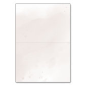 テラコッタフラワーズボホ秋の結婚式座席表 テーブルナンバー (裏面)