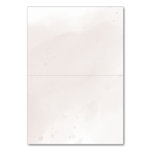 テラコッタフラワーズボホ秋の結婚式座席表 テーブルナンバー (裏面)