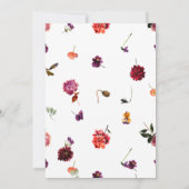 テラコッタフラワーズ100thバースデーパーティエレガントー 招待状 (裏面)