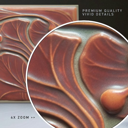 テラコッタフローラウォールデコールアールヌーボーヴィンテージ タイル