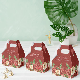 テラコッタフローラクリスマスパインボー結婚フズ フェイバーボックス