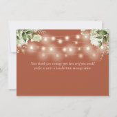 テラコッタフローラグリーナリーストリングライト サンキューカード (裏面)