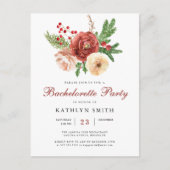 テラコッタフローラパインボーバチェロレッテ インビテーションポストカード (正面)