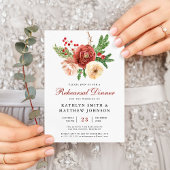 テラコッタフローラパインボーリハーサルディナー 招待状