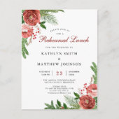 テラコッタフローラパインボーリハーサルランチ インビテーションポストカード (正面)