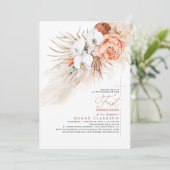 テラコッタフローラパンパスグラスファースト 招待状 (スタンド正面)