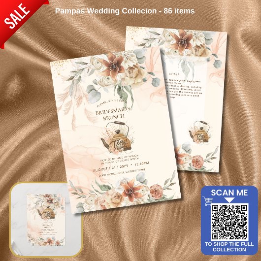 テラコッタフローラパンパスグラスブリーズメイドズブランチ