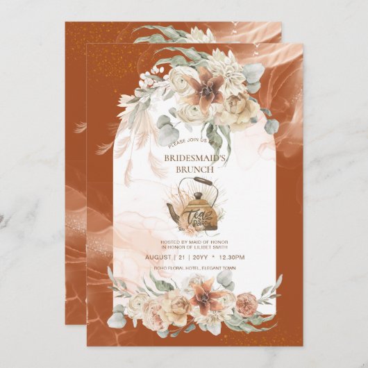 テラコッタフローラパンパスグラスブリーズメイドズランチ (正面/裏面)