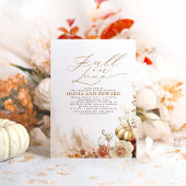 テラコッタフローラパンプキンス秋リハーサルディナー 招待状