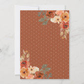 テラコッタフローラパンプ結婚キンズ セーブザデート (裏面)