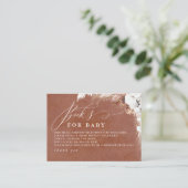 テラコッタフローラブックベビー エンクロージャーカード (スタンド正面)