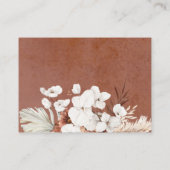 テラコッタフローラベビーベビーシャワー帳 エンクロージャーカード (裏面)