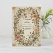 テラコッタフローラボタニカル結婚ズ 招待状 (スタンド正面)