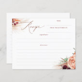 テラコッタフローラボホブライダルシャワーレシピ (正面/裏面)