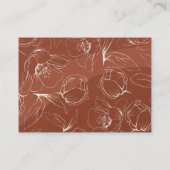 テラコッタフローラボホ結婚詳細 エンクロージャーカード (裏面)