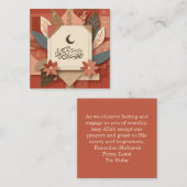 テラコッタフローララマダンムバラク ノートカード (正面/裏面)